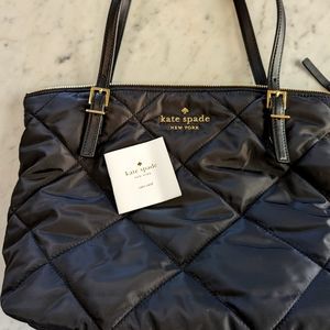Kate Spade Black Nylon Tote